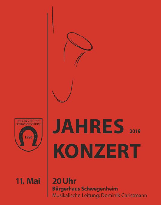 Einladung zum Jahreskonzert 2019